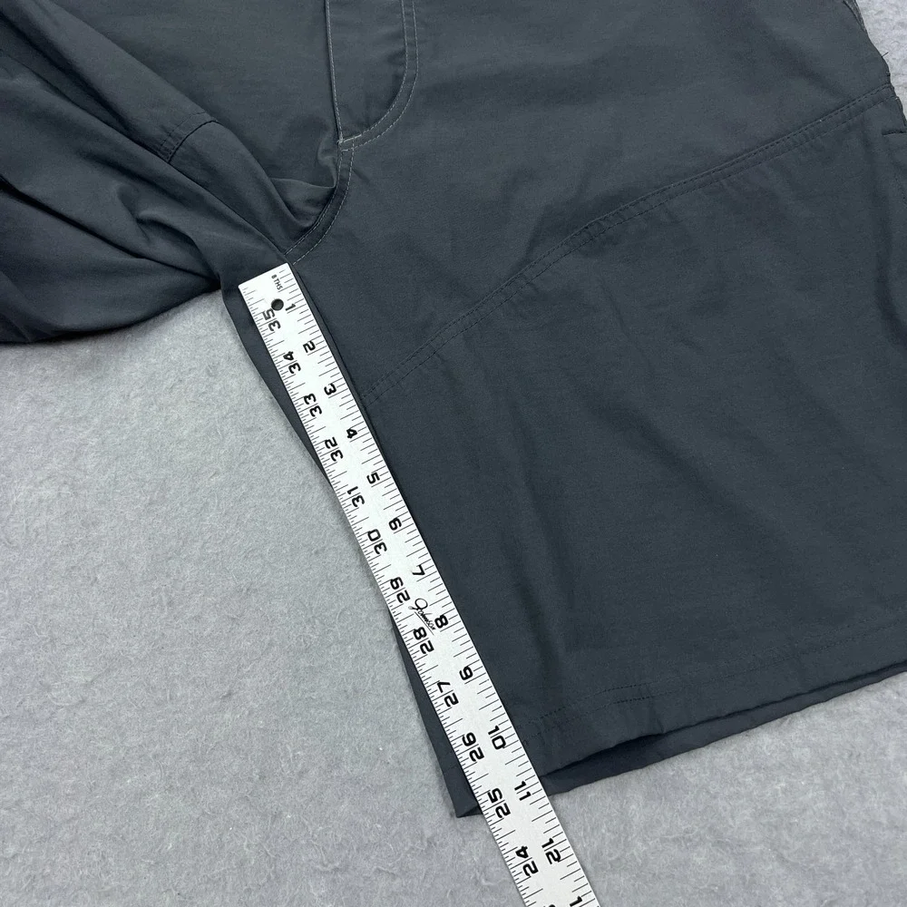 Kuhl Renegade Shorts Mens 36 Gray‎ Nylon Hiking Utility Zip Cargo Pockets 11